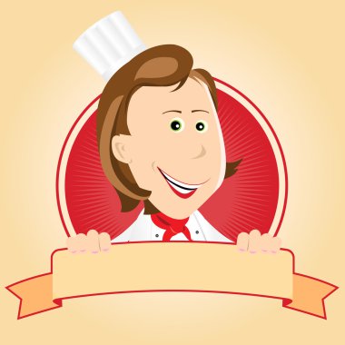 Food Banner - Chef Woman