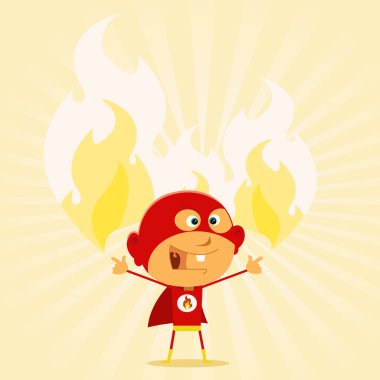 Super Kid Powers ! clipart