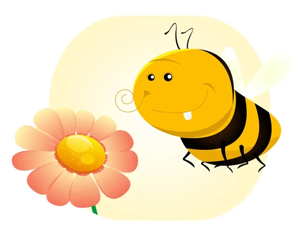 Frühjahrsbiene — Stockvektor