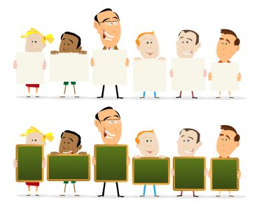 Teachers And Child Classroom Set clipart