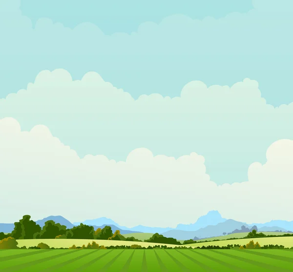 Landschaft Hintergrund — Stockvektor