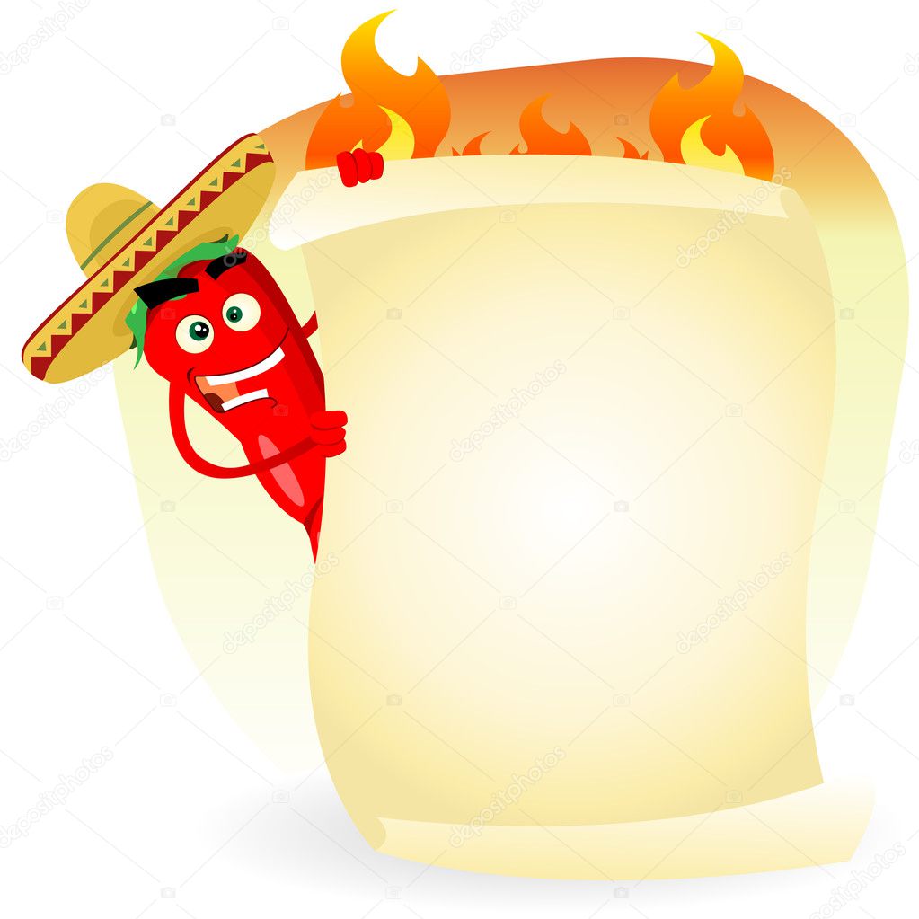 Mexican Food Restaurant Spice Banner