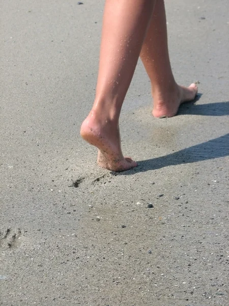 Empreintes de pieds — Photo