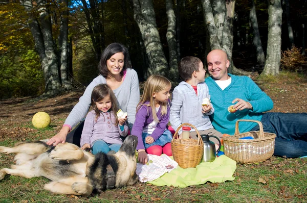 Piknik w jesieni — Zdjęcie stockowe