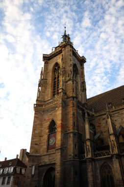 Colmar Manastırı çan kule, alsace, Fransa