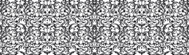 Pattern damask style clipart