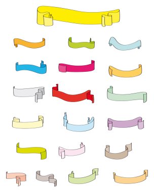 Parchment Banners clipart