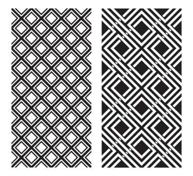 Interwoven designs clipart