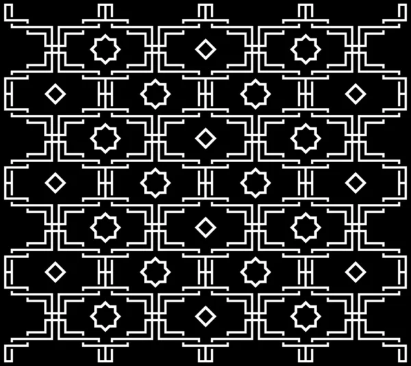 黒と白のパターン — ストックベクタ