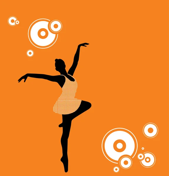 Baletní tanečník — Stockový vektor