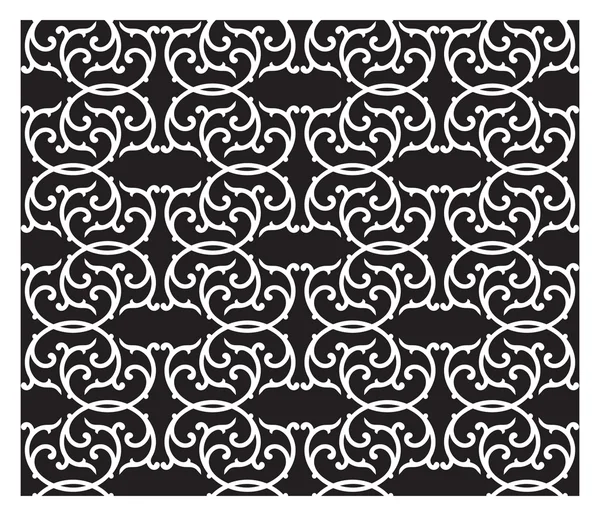 Black and White Pattern — Stock Vector