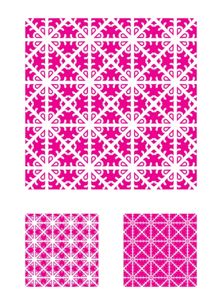 Three Vector Patterns that tiles seamlessly. — Stock Vector