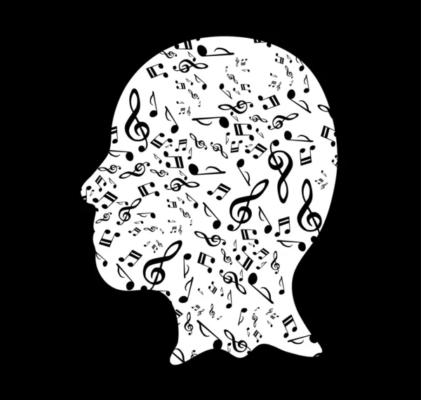 Humain musical — Image vectorielle