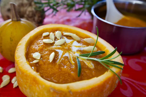 stock image Pumpkin soup