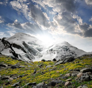 Mont blanc-savoy Alpler, Fransa