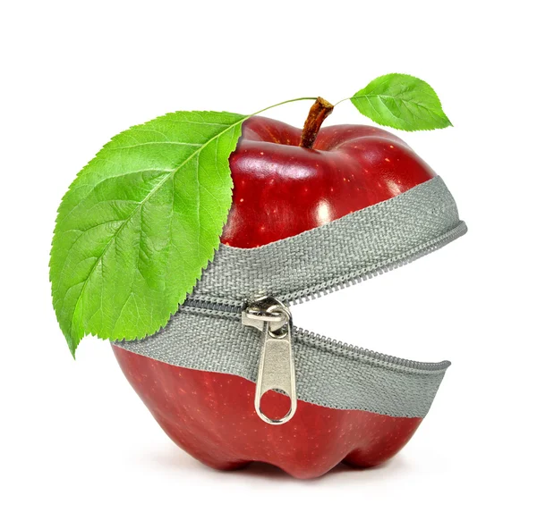 Jabłko kolaż — Zdjęcie stockowe