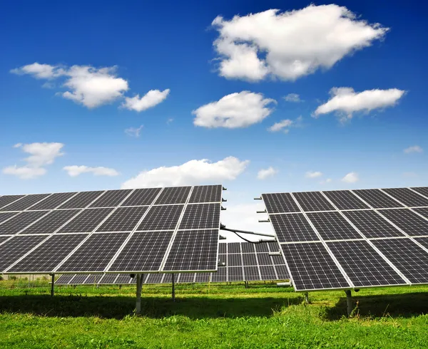 Солнечные батареи — стоковое фото