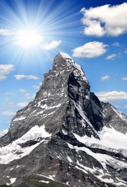 Matterhorn - Swiss alps clipart