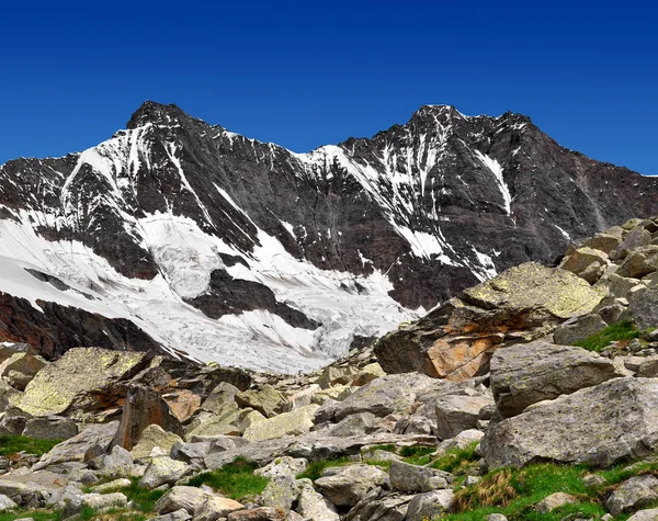 Bergdom und Taschhorn — Stockfoto