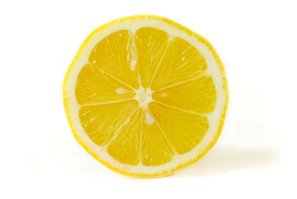 Rebanada de limón Imágenes de stock libres de derechos