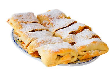 Apple strudel clipart