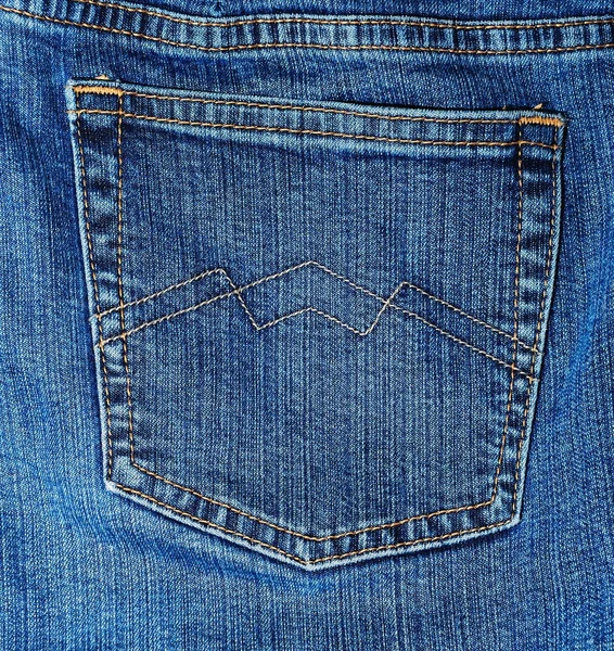 Blå jeans – stockfoto