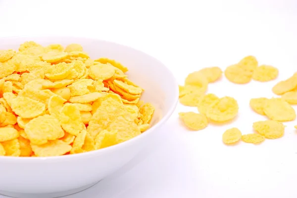 Guld cornflakes — Stockfoto