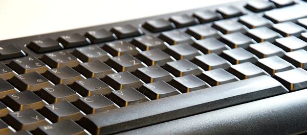 Schwarze Tastatur — Stockfoto
