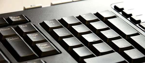Siyah klavye — Stok fotoğraf