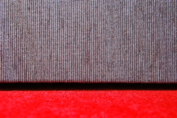 Roter Teppich und Sofa — Stockfoto