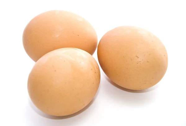 Tre uova Immagine Stock