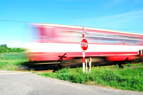 Treno passeggeri — Foto Stock