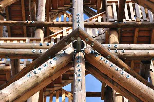 Drewno budowlane — Zdjęcie stockowe
