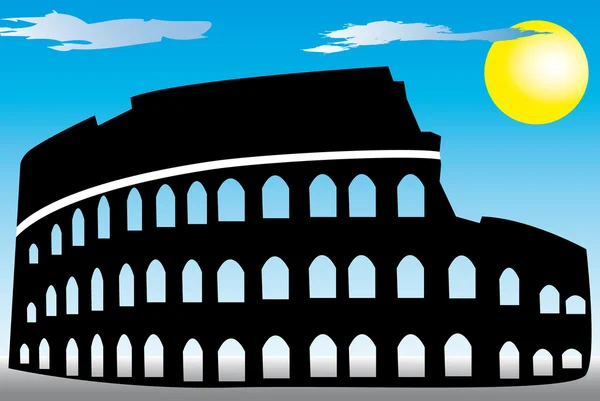 Římské Koloseum — Stockový vektor