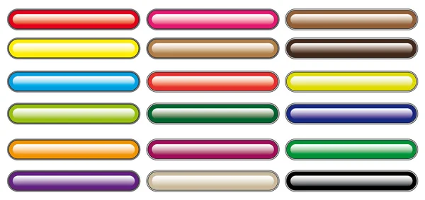 Knoppen in kleur — Stockvector