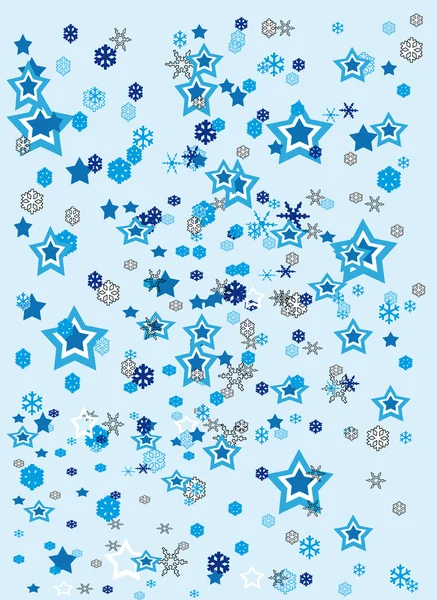 Icônes étoiles de Noël — Image vectorielle