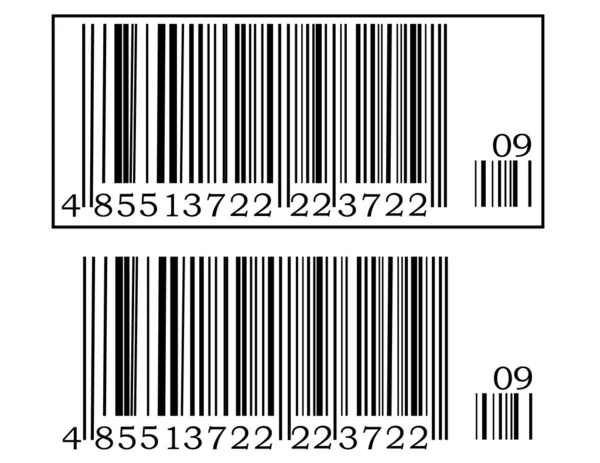 Two barcode — Stock Vector