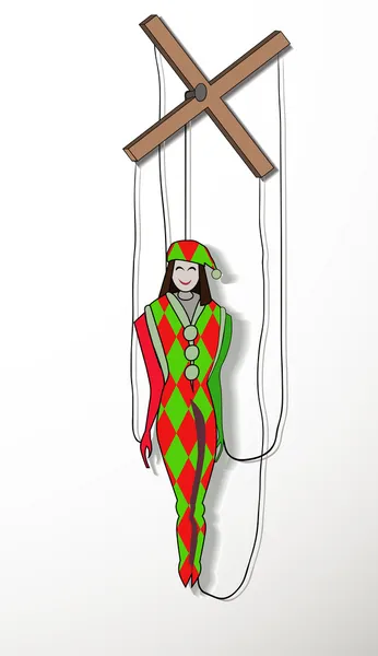 Marionnette — Image vectorielle