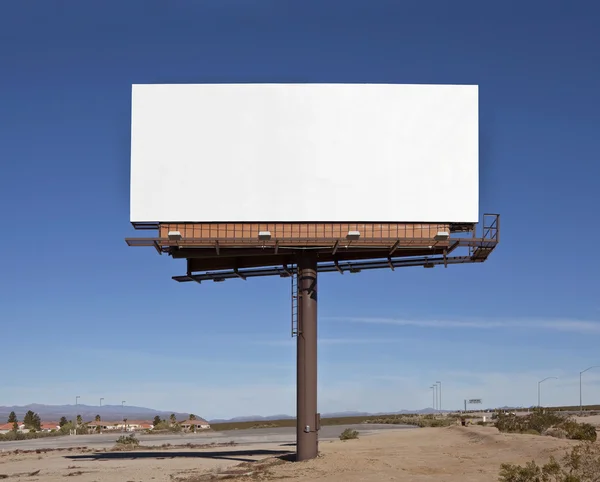Large Blank Billboard — Stock Photo, Image