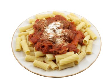 mini köfte ile Rigatoni