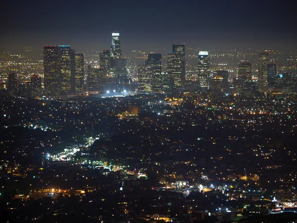 Лос-Анджелес ніч — стокове фото