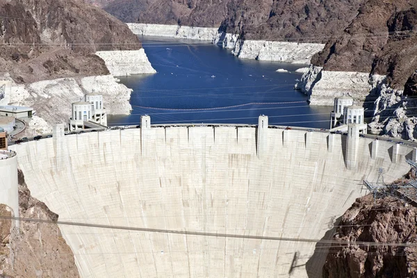Hoover dam en lake mead — Stockfoto