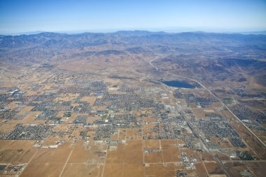 Palmdale California Aerial clipart