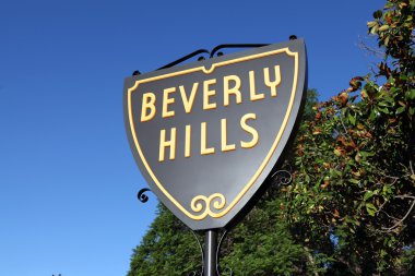 Beverly Hills Sign clipart