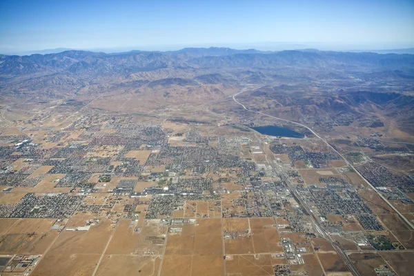 Palmdale Californië luchtfoto — Stockfoto