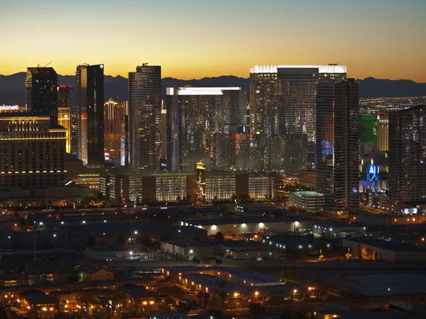 Stad centrum zonsopgang — Stockfoto