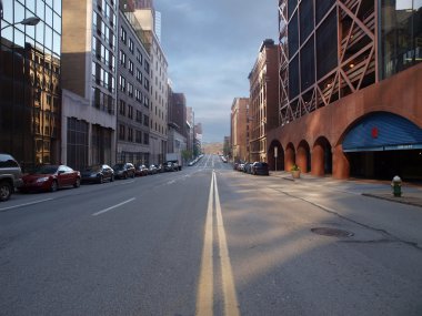 Pittsburgh şehri sokak