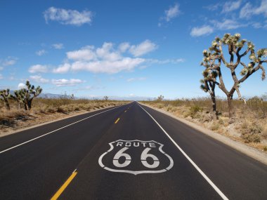 Route 66 Mojave Desert clipart