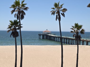 Manhattan Beach Pier California clipart