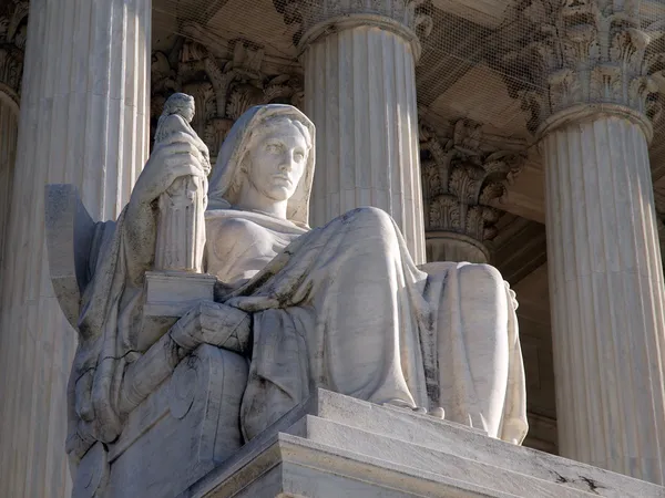 Estátua do Supremo Tribunal — Fotografia de Stock